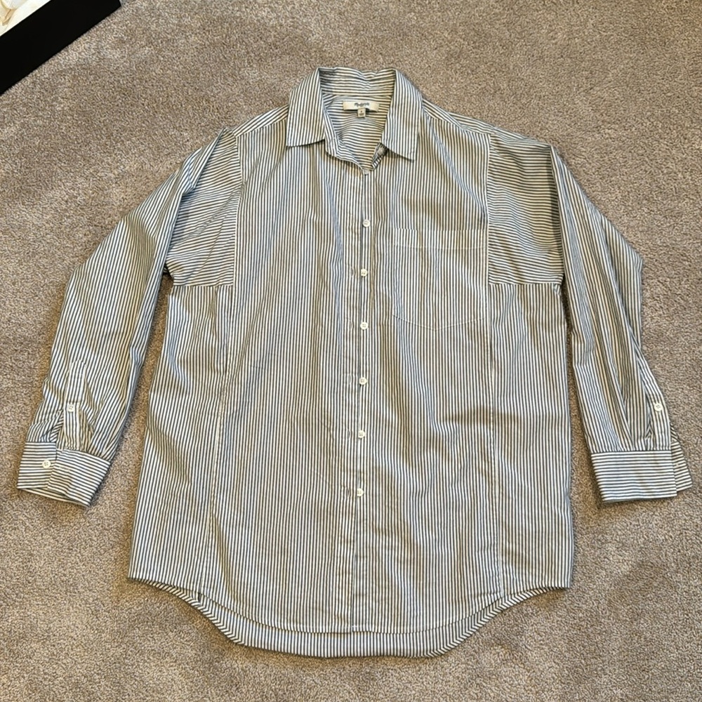 Madewell Oversized Stripe Buttondown